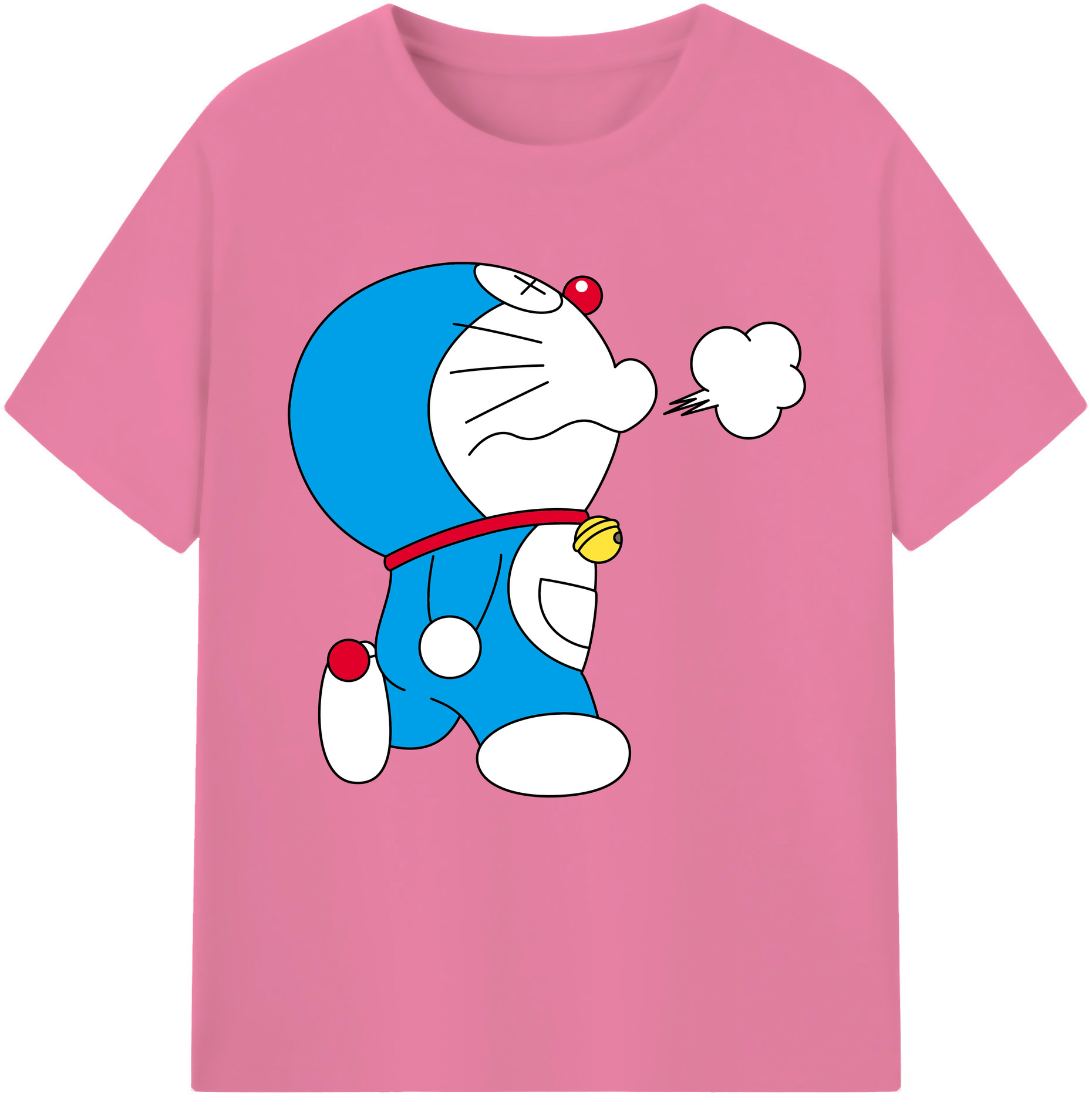 （画像用） ドラえもん Doraemon 綿100％半袖Tシャツ（フロントプリント）
